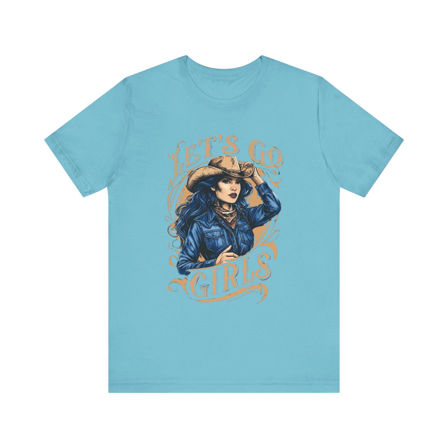 Le's Go Girls Tee Fun Womens Shirt Country Style Top
