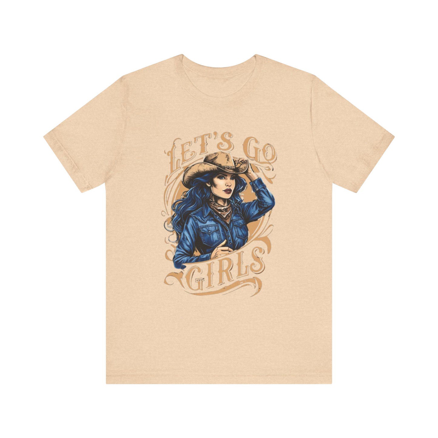 Le's Go Girls Tee Fun Womens Shirt Country Style Top