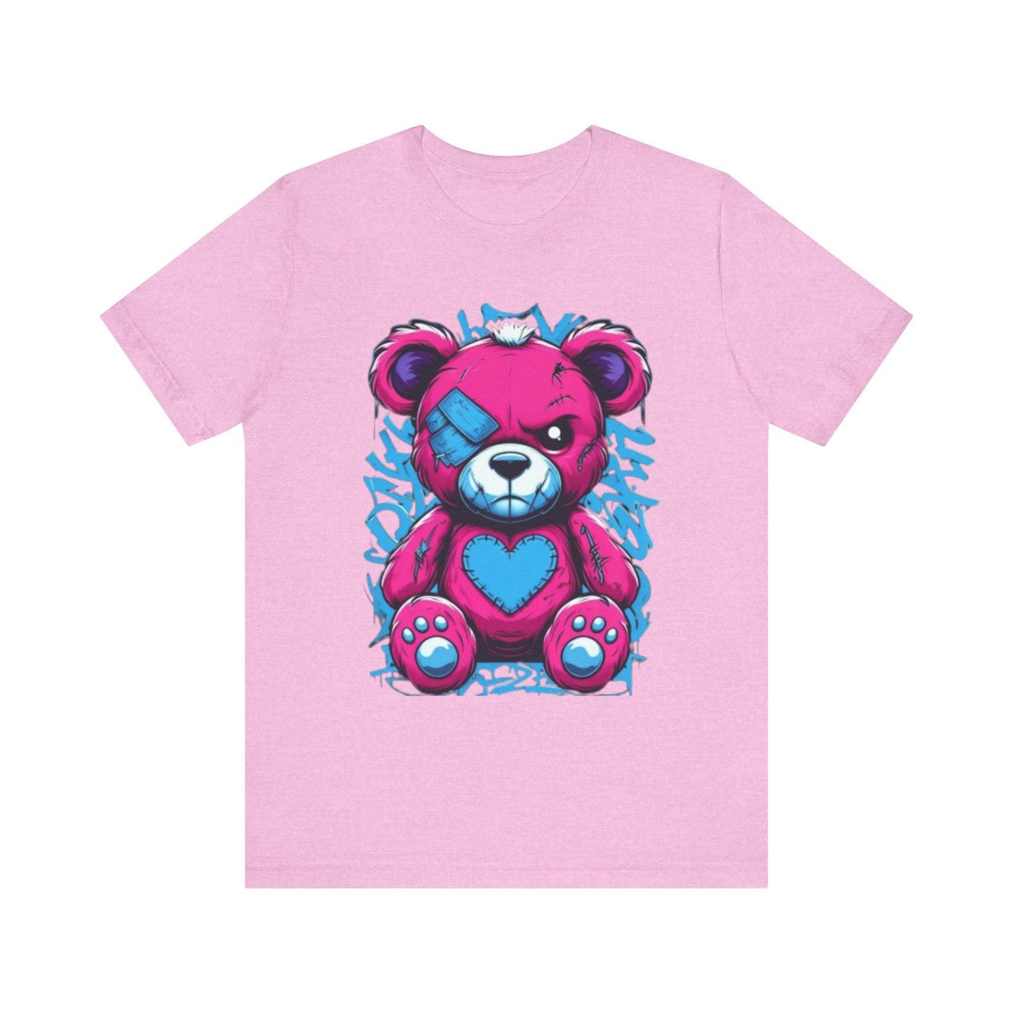 Cute Bandaged Teddy Bear Tee, Fun T-Shirt for Kids & Adults, Cartoon Shirt, Gift for Birthdays and Holidays, Casual Streetwear
