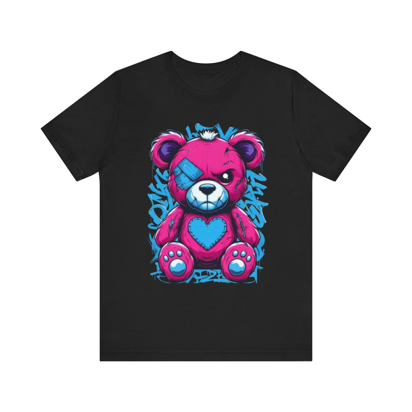 Cute Bandaged Teddy Bear Tee, Fun T-Shirt for Kids & Adults, Cartoon Shirt, Gift for Birthdays and Holidays, Casual Streetwear