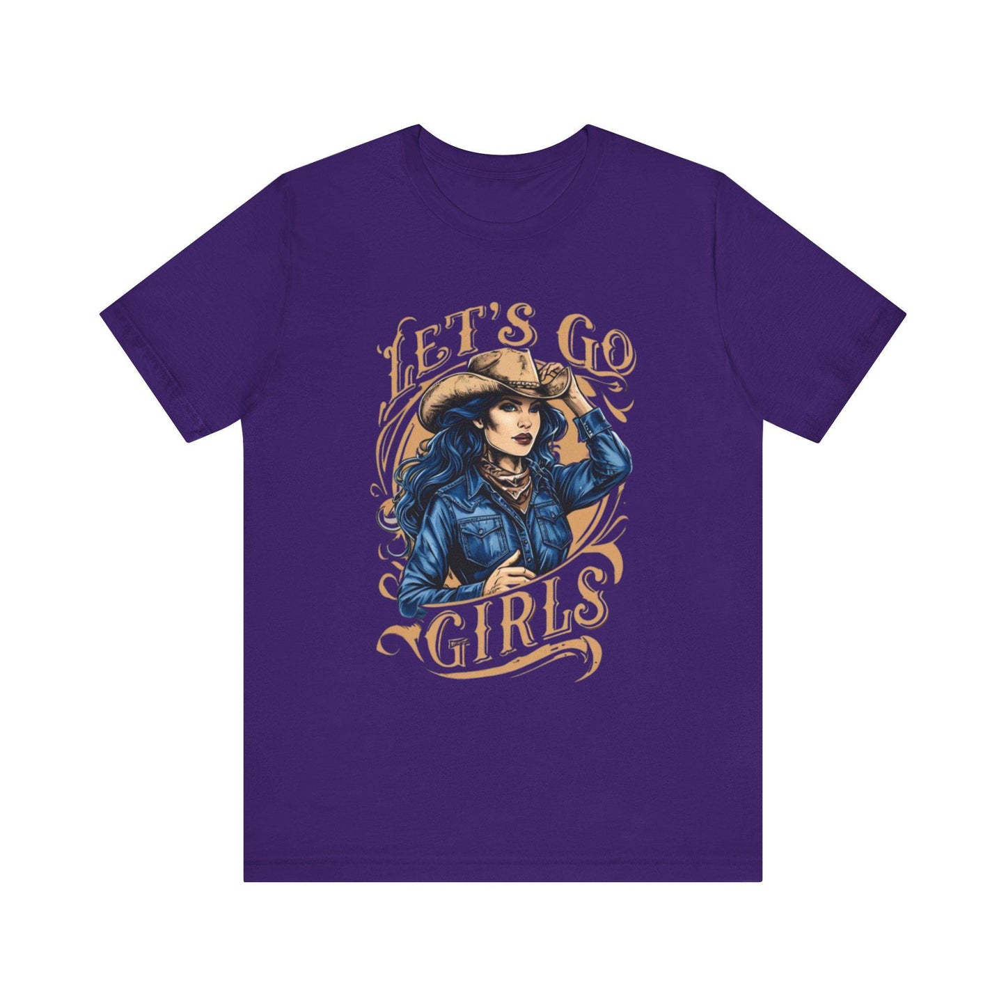 Le's Go Girls Tee Fun Womens Shirt Country Style Top