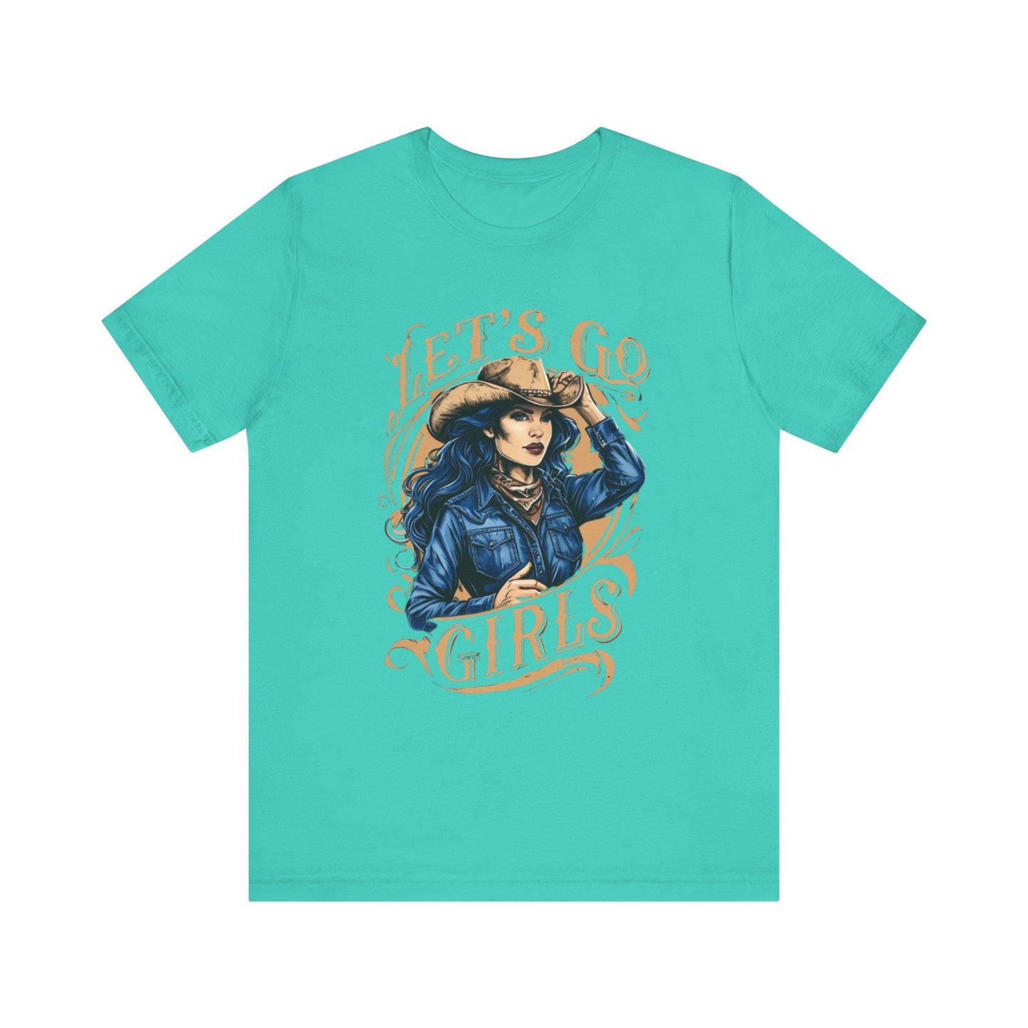 Le's Go Girls Tee Fun Womens Shirt Country Style Top