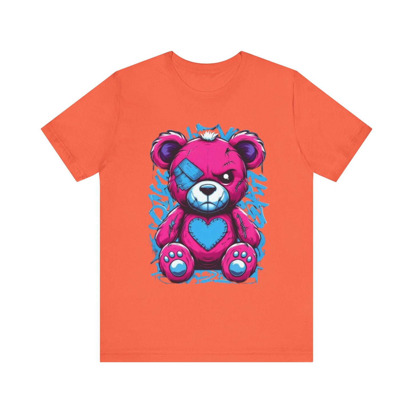 Cute Bandaged Teddy Bear Tee, Fun T-Shirt for Kids & Adults, Cartoon Shirt, Gift for Birthdays and Holidays, Casual Streetwear