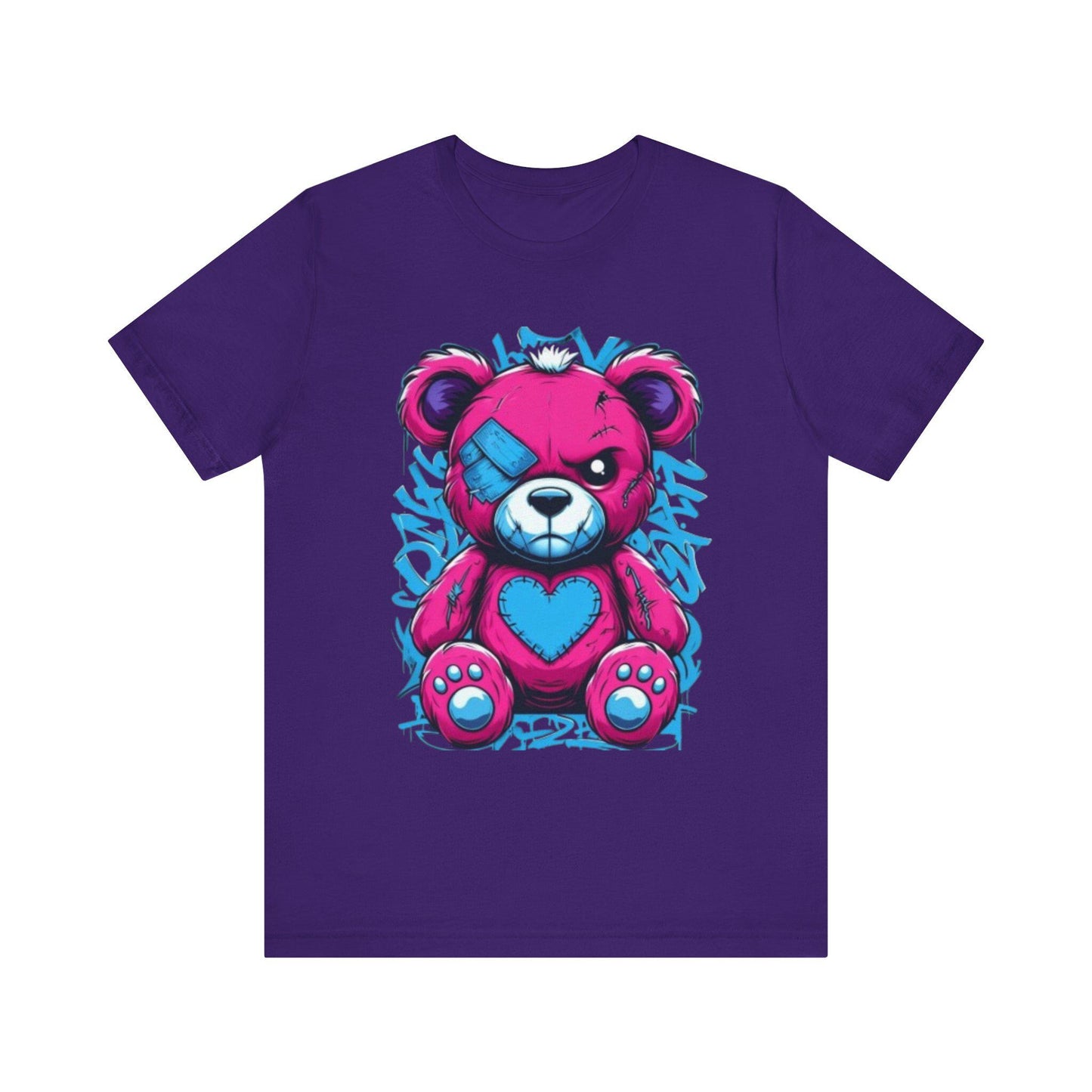 Cute Bandaged Teddy Bear Tee, Fun T-Shirt for Kids & Adults, Cartoon Shirt, Gift for Birthdays and Holidays, Casual Streetwear