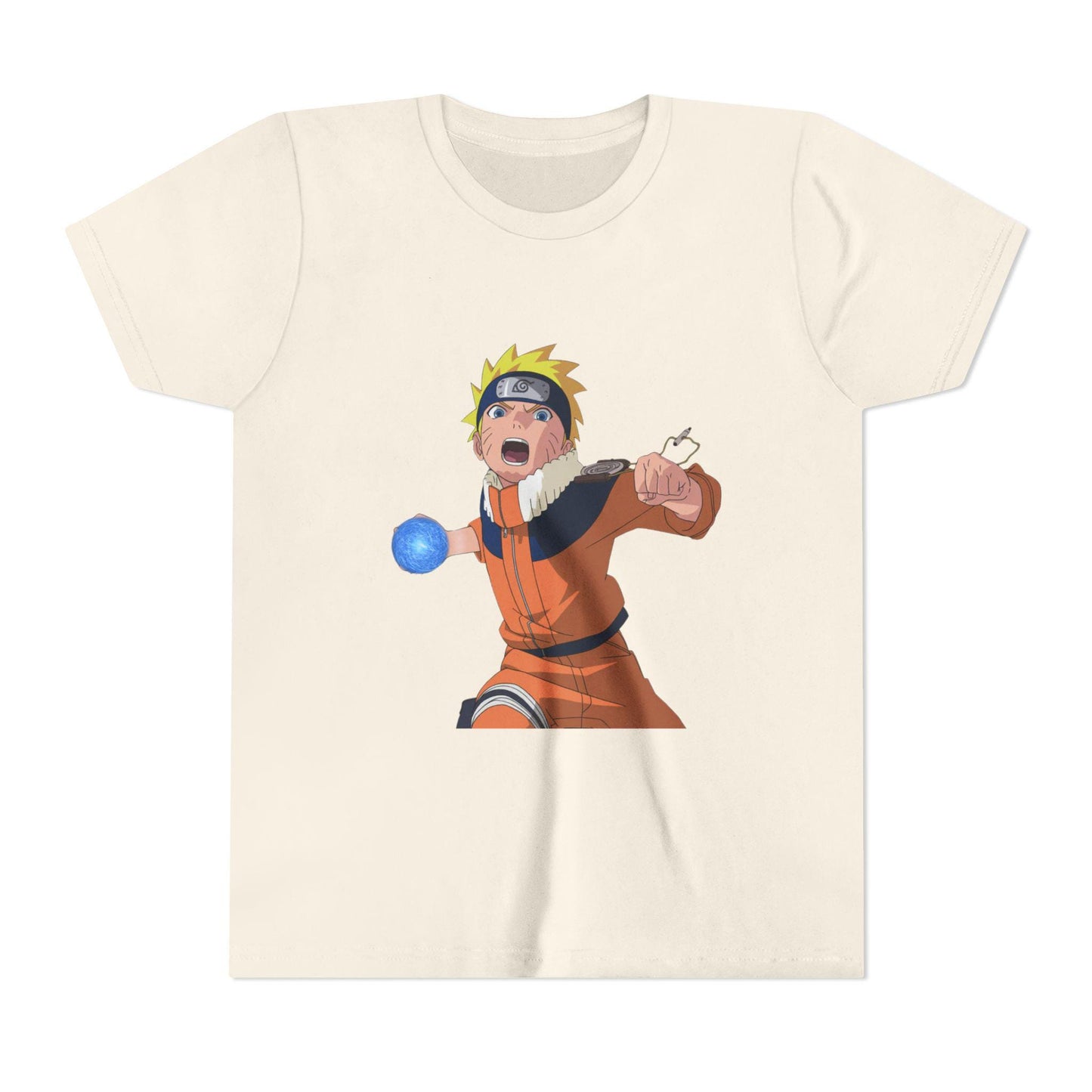 Anime-Inspired Youth Short Sleeve Tee, Perfect for Kids, Anime Lovers, Birthdays, Naruto Fans, Casual Wear, Gift Idea