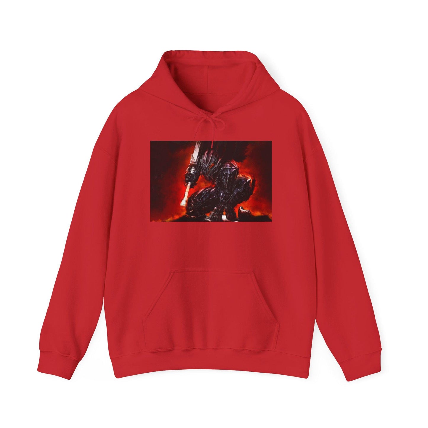 Epic Fantasy Warrior Hoodie, Cozy Sweatshirt for Gamers, Game Night Gift, Unisex Hooded Sweatshirt, Fantasy Art Apparel, Unique hoodie for