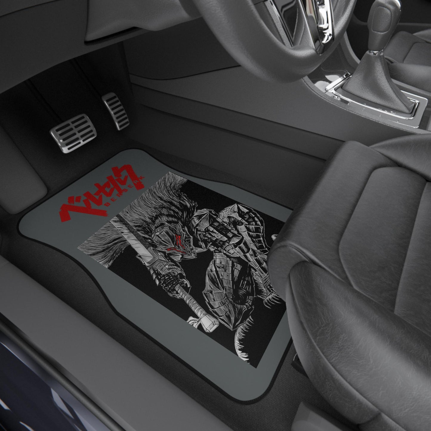 Berserk Car Mats Set - Anime Auto Accessories for Fans, Unique Gift for Car Enthusiasts, Stylish Floor Mats for Special Occasions, Durable